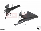 BMW Motorrad BMW 2021 M models M 1000 RR (0E71,0E73) Side fairing carbon | Side fairing carbon