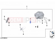 BMW Motorrad BMW 2021 M models M 1000 RR (0E71,0E73) M Race Cover Kit