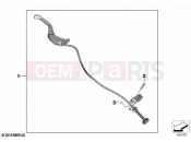 BMW Motorrad BMW 2021 M models M 1000 RR (0E71,0E73) M brake lever with remote adjustment