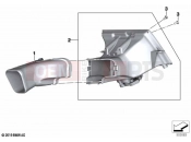 BMW Motorrad BMW 2021 M models M 1000 RR (0E71,0E73) Air duct, intake silencer