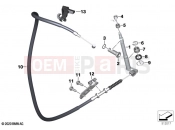 BMW Motorrad BMW 2021 M models M 1000 RR (0E71,0E73) Clutch operator with lever | Clutch operator with lever