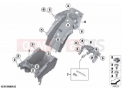BMW Motorrad BMW 2021 M models M 1000 RR (0E71,0E73) Rear carrier part 2