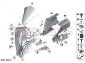 BMW Motorrad BMW 2021 M models M 1000 RR (0E71,0E73) Air duct 2