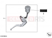 BMW Motorrad BMW 2021 M models M 1000 RR (0E71,0E73) Handbrake control assembly 2 | Handbrake control assembly 2
