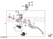 BMW Motorrad BMW 2021 M models M 1000 RR (0E71,0E73) Clutch control assembly 2 2