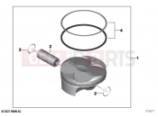 BMW Motorrad BMW 2021 M models M 1000 RR (0E71,0E73) Piston with rings and pin 2
