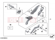 BMW Motorrad BMW 2020 M models M 1000 RR (0E71,0E73) Footrest system, right | Footrest system, right
