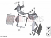 BMW Motorrad BMW 2020 R models R 1250 GS 19 (0J90) Fork partition with air duct | Fork partition with air duct