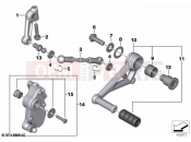 BMW Motorrad BMW 2020 R models R 1250 GS 19 (0J94) Outer gearshift parts