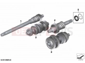 BMW Motorrad BMW 2020 R models R 1250 GS 19 (0J94) Transmission shafts
