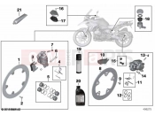 BMW Motorrad BMW 2020 R models R 1250 GS 19 (0J94) Service, brakes