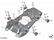 BMW Motorrad BMW 2020 R models R 1250 GS 19 (0J94) Rear carrier part