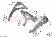 BMW Motorrad BMW 2020 R models R 1250 GS 19 (0J94) Front panel carrier