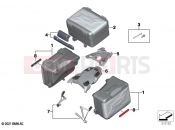 BMW Motorrad BMW 2020 R models R 1250 GS 19 (0J94) Luggage system R 1200 GS