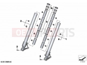 BMW Motorrad BMW 2020 R models R 1250 GS 19 (0J94) Fork slider | Fork slider