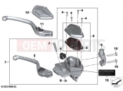 BMW Motorrad BMW 2020 R models R 1250 GS 19 (0J94) Handbrake control assembly | Handbrake control assembly