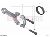 BMW Motorrad BMW 2020 R models R 1250 GS 19 (0J94) Connecting rod with bearing