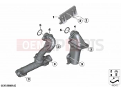 BMW Motorrad BMW 2020 R models R 1250 GS 19 (0J94) Oil intake pipe