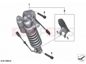 BMW Motorrad BMW 2020 R models R 1250 GS 19 (0J94) Spring strut, ESA, rear