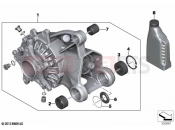 BMW Motorrad BMW 2020 R models R 1250 GS 19 (0J94) Bevel gear, rear