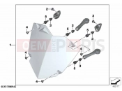 BMW Motorrad BMW 2020 R models R 1250 GS 19 (0J94) Set, headlight guard
