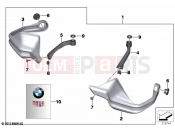 BMW Motorrad BMW 2020 R models R 1250 GS 19 (0J94) Set, hand protection | Set, hand protection
