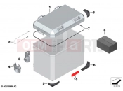 BMW Motorrad BMW 2020 R models R 1250 GS 19 (0J94) Single parts, aluminium case