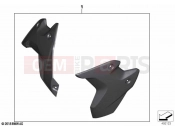 BMW Motorrad BMW 2020 R models R 1250 GS 19 (0J94) Set radiator cowls 