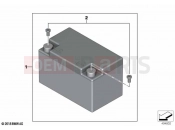 BMW Motorrad BMW 2020 R models R 1250 GS 19 (0J94) Retrofitting lithium-ion battery