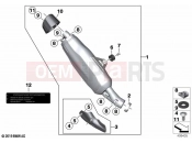 BMW Motorrad BMW 2020 R models R 1250 GS 19 (0J94) Sport silencer