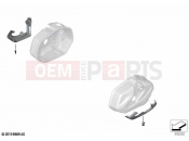 BMW Motorrad BMW 2020 R models R 1250 GS 19 (0J94) HP slip pads cylinder head covers