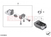 BMW Motorrad BMW 2020 R models R 1250 GS 19 (0J94) Footrests front Option 719