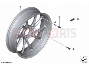 BMW Motorrad BMW 2020 R models R 1250 GS 19 (0J94) Cast rim, rear