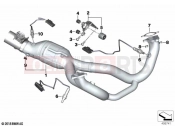 BMW Motorrad BMW 2020 R models R 1250 GS 19 (0J94) Exhaust manifold