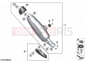 BMW Motorrad BMW 2020 R models R 1250 GS 19 (0J94) HP sports silencer