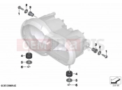 BMW Motorrad BMW 2020 R models R 1250 GS 19 (0J94) Headlight fastening parts