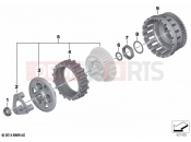 BMW Motorrad BMW 2020 R models R 1250 GS 19 (0J94) Clutch - single parts
