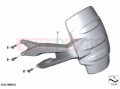 BMW Motorrad BMW 2020 R models R 1250 GS 21 (0M00) Mudguard rear | Mudguard rear