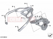 BMW Motorrad BMW 2020 R models R 1250 GS 21 (0M00) Handle rear | Handle rear