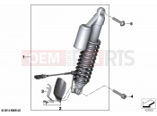 BMW Motorrad BMW 2020 R models R 1250 GS 21 (0M00) Spring strut ESA front | Spring strut ESA front