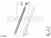 BMW Motorrad BMW 2020 R models R 1250 GS 21 (0M00) Stanchion | Stanchion
