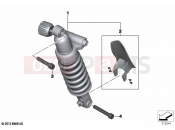 BMW Motorrad BMW 2020 R models R 1250 GS 21 (0M00) Spring strut, rear | Spring strut, rear