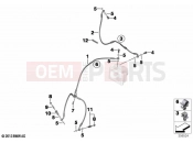 BMW Motorrad BMW 2020 R models R 1250 GS 21 (0M00) Brake line front | Brake line front