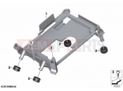 BMW Motorrad BMW 2020 R models R 1250 GS 21 (0M00) Bracket, control unit | Bracket, control unit