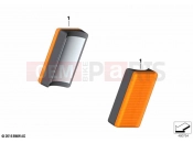 BMW Motorrad BMW 2020 R models R 1250 GS 21 (0M00) Rear reflector yellow side front | Rear reflector yellow side front