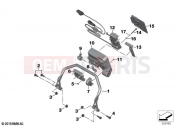 BMW Motorrad BMW 2020 R models R 1250 GS 21 (0M00) Preparation for navigation system | Preparation for navigation system