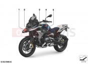 BMW Motorrad BMW 2020 R models R 1250 GS 21 (0M01, 0M03) Stick-on label 2