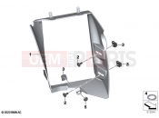 BMW Motorrad BMW 2020 R models R 1250 GS 21 (0M01, 0M03) Air duct, cooler 2