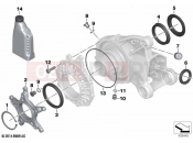 BMW Motorrad BMW 2020 R models R 1250 GS 21 (0M01, 0M03) Bevel gear, single parts 2
