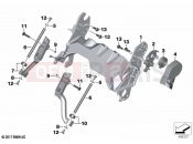 BMW Motorrad BMW 2021 R models R 1250 GS 21 (0M04) Windshield adjustment | Windshield adjustment